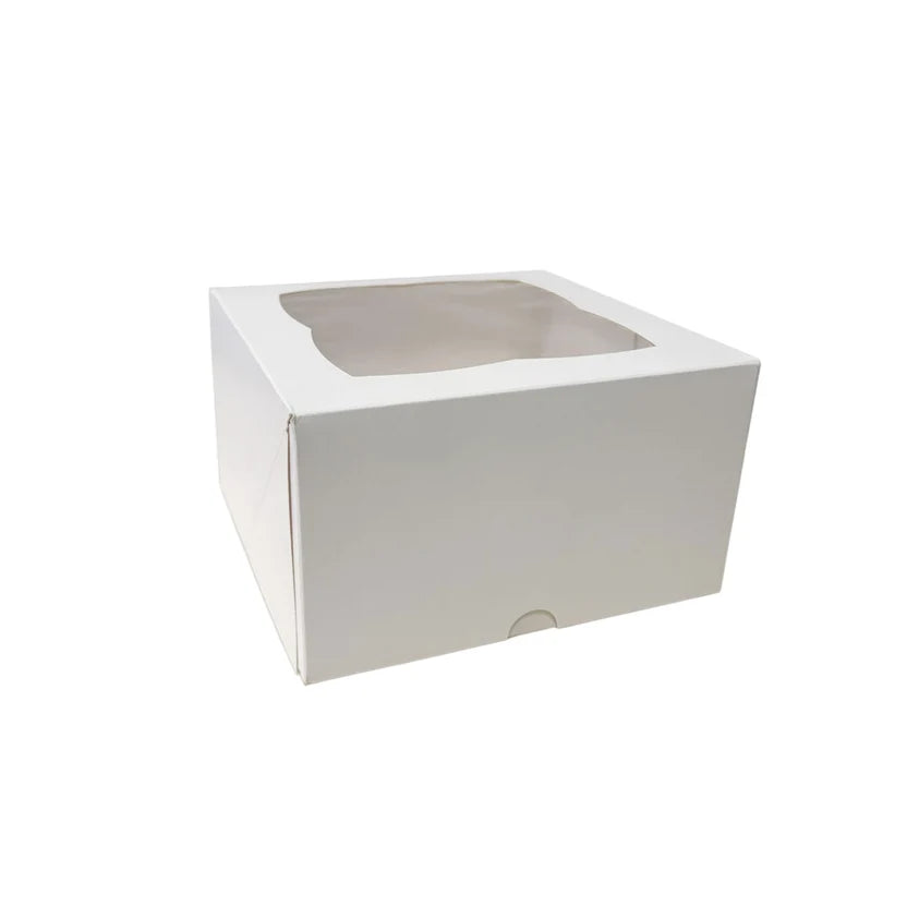 178x178x100mm Individually Wrapped 4 Cupcake Box W/ Insert