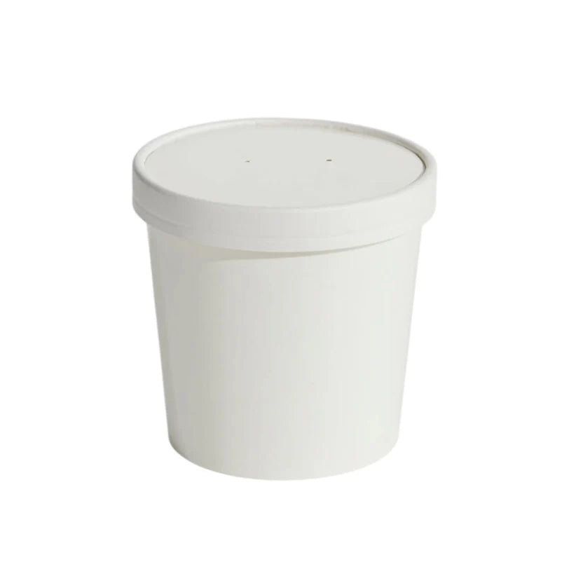 26oz Food Container & Lid Combo White 250sets