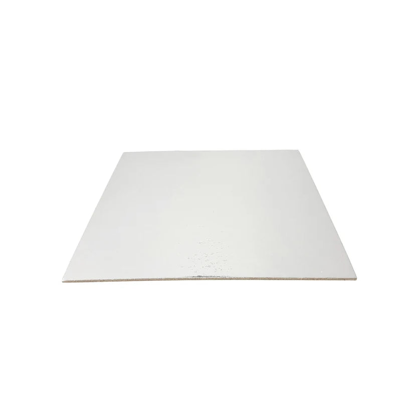 10" Square Silver Cake Board 50pcs