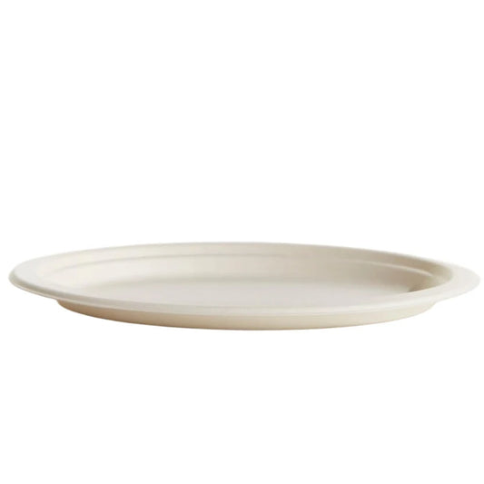 10"x8.5" Sugarcane Oval Plate 500pcs
