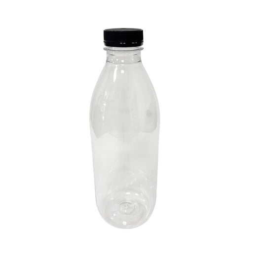 1000ml Round PET Bottle W/ Tamper Evident Lid