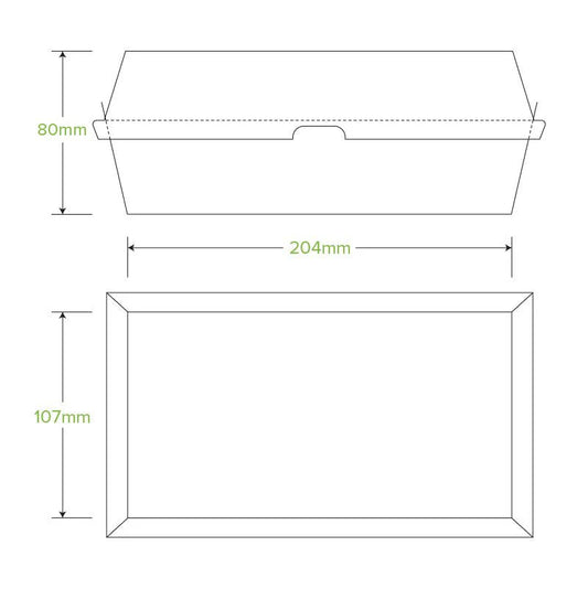 Large Snack Kraft Box - 50pcs.